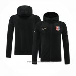 Chaqueta con Capucha del Barcelona 2024-2025 Negro