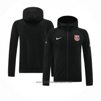 Chaqueta con Capucha del Barcelona 2024-2025 Negro