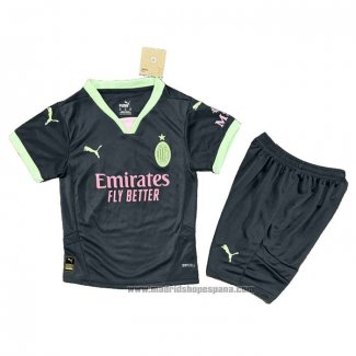 Camiseta AC Milan 3ª Equipacion del Nino 2024-2025