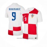 Camiseta Croacia Jugador Kramaric 1ª Equipacion del 2024