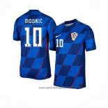 Camiseta Croacia Jugador Modric 2ª Equipacion del 2024