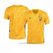 Camiseta Francia Portero 2024 Amarillo