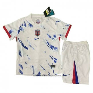 Camiseta Noruega 2ª Equipacion del Nino 2024