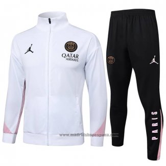 Chandal de Chaqueta del Paris Saint-Germain Jordan 2024-2025 Blanco