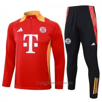 Chandal de Sudadera del Bayern Munich Nino 202024-2025 Rojo