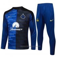 Chandal de Sudadera del Inter Milan 2024-2025 Azul