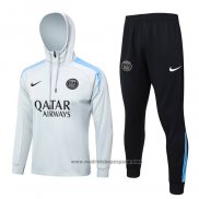 Chandal de Sudadera del Paris Saint-Germain 2024-2025 Gris