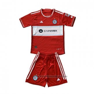 Camiseta Chicago Fire 1ª Equipacion del Nino 2024-2025