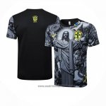 Camiseta de Entrenamiento Brasil Jesus 2024-2025 Negro