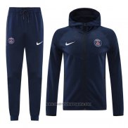 Chandal con Capucha del Paris Saint-Germain 2024-2025 Azul