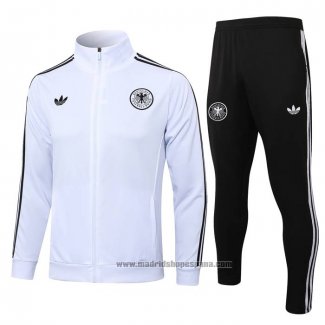 Chandal de Chaqueta del Alemania 2024-2025 Blanco Negro