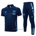 Conjunto Polo del Arsenal 2024-2025 Azul