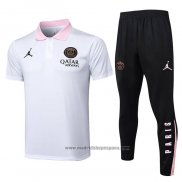 Conjunto Polo del Paris Saint-Germain Jordan 2024-2025 Blanco