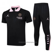 Conjunto Polo del Paris Saint-Germain Jordan 2024-2025 Negro