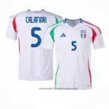 Camiseta Italia Jugador Calafiori 2ª Equipacion del 2024-2025