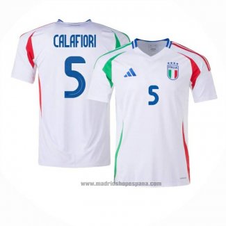 Camiseta Italia Jugador Calafiori 2ª Equipacion del 2024-2025