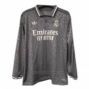 Camiseta Real Madrid 3ª Equipacion del Manga Larga 2024-2025