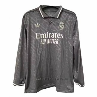 Camiseta Real Madrid 3ª Equipacion del Manga Larga 2024-2025