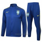 Chandal de Chaqueta del Brasil 2024-2025 Azul