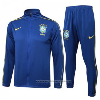 Chandal de Chaqueta del Brasil 202024-2025 Azul