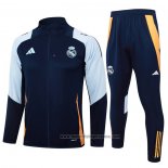 Chandal de Chaqueta del Real Madrid 202024-2025 Azul Oscuro