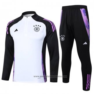 Chandal de Sudadera del Alemania 2024-2025 Blanco