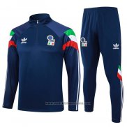 Chandal de Sudadera del Italia 202024-2025 Azul