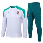 Chandal de Sudadera del Portugal 2024-2025 Blanco