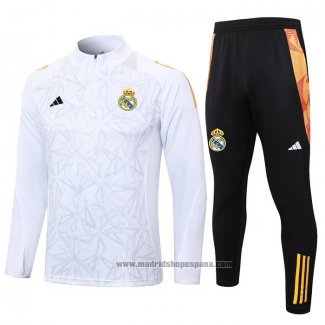 Chandal de Sudadera del Real Madrid 2024-2025 Blanco