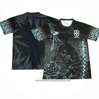 Tailandia Camiseta Brasil Jesus 2024-2025 Negro