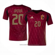 Camiseta Belgica Jugador Openda 1ª Equipacion del 2024