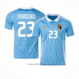 Camiseta Belgica Jugador Vermeeren 2ª Equipacion del 2024