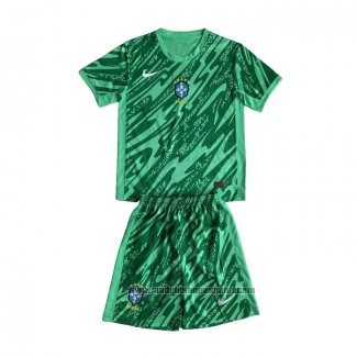 Camiseta Brasil Portero 3ª Equipacion del Nino 2024