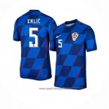 Camiseta Croacia Jugador Erlic 2ª Equipacion del 2024