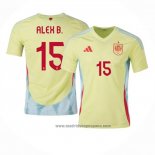 Camiseta Espana Jugador Alex B. 2ª Equipacion del 2024