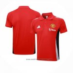 Camiseta Polo del Manchester United 2024-2025 Rojo