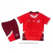 Camiseta Suiza 1ª Equipacion del Nino 2024