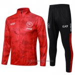 Chandal de Chaqueta del Napoli 2024-2025 Rojo