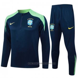 Chandal de Sudadera del Brasil 202024-2025 Azul