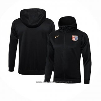 Chaqueta con Capucha del Barcelona 2024-2025 Negro