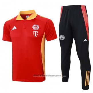 Conjunto Polo del Bayern Munich 202024-2025 Rojo