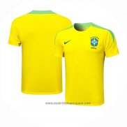 Camiseta de Entrenamiento Brasil 202024-2025 Amarillo