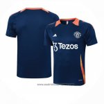 Camiseta de Entrenamiento Manchester United 2024-2025 Azul