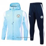 Chandal de Rompevientos del Manchester City 2024-2025 Azul