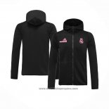 Chaqueta con Capucha del Real Madrid 2020-2021 Negro