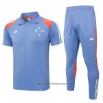 Conjunto Polo del Cruzeiro 2024-2025 Gris