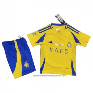 Camiseta Al Nassr 1ª Equipacion del Nino 2024-2025