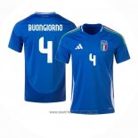 Camiseta Italia Jugador Buongiorno 1ª Equipacion del 2024-2025