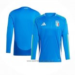 Camiseta Italia 1ª Equipacion del Manga Larga 2024-2025