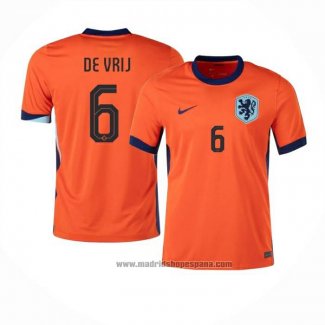 Camiseta Paises Bajos Jugador De Vrij 1ª Equipacion del 2024-2025